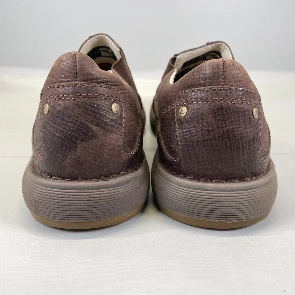 Dr. Martens Shoes Mens Size 12 Brown Leather Slip On Casual Comfort Loafers
